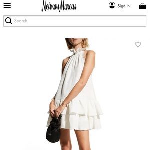 Theia Macia Ruffle dress